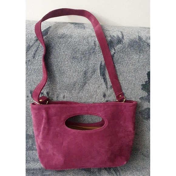 ceri hoover - classic tote - medium sized bag - juniper suede leather - Picture 4 of 16